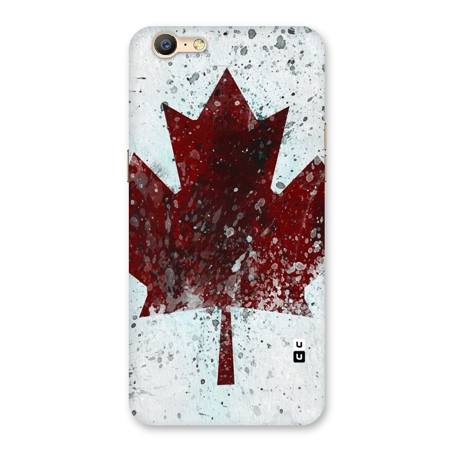 Red Maple Snow Back Case for Oppo A39