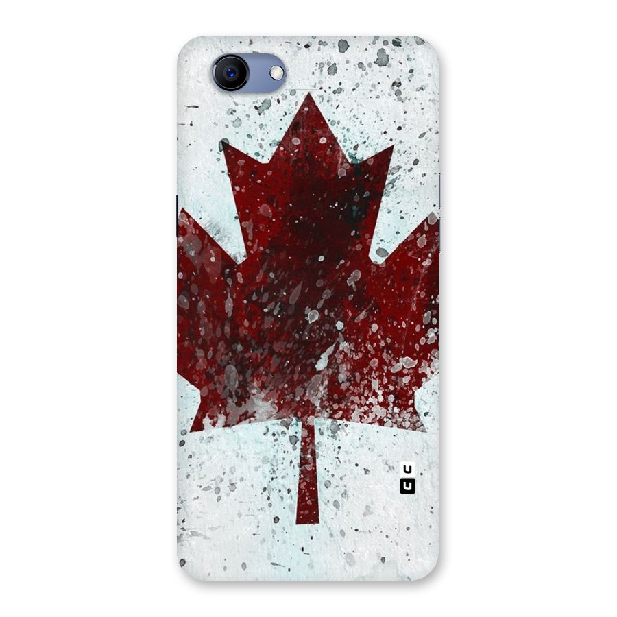 Red Maple Snow Back Case for Oppo Realme 1