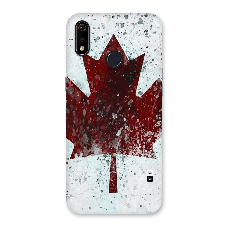 Red Maple Snow Back Case for Realme 3i