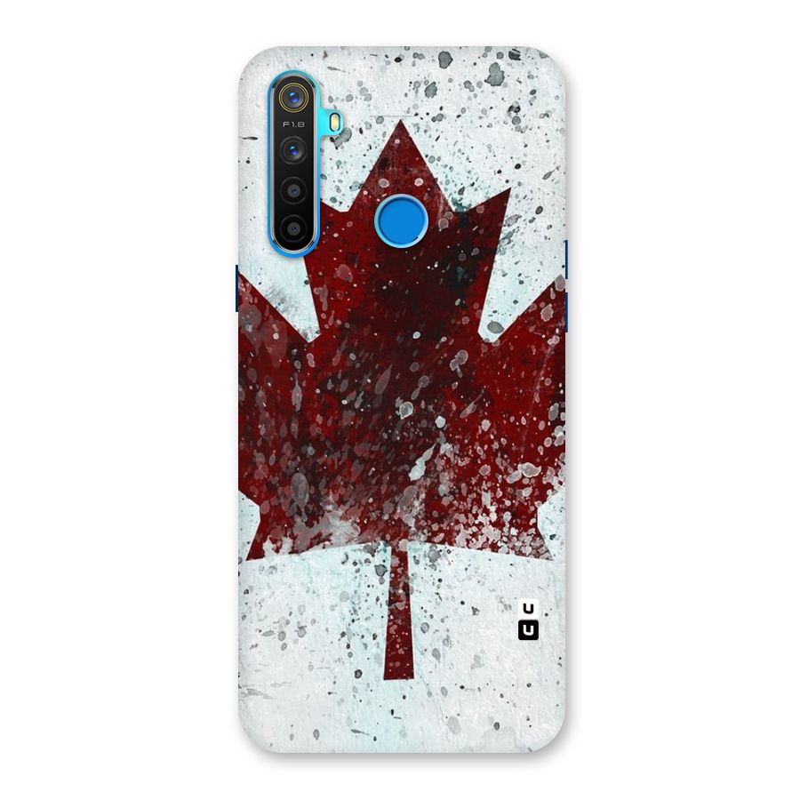 Red Maple Snow Back Case for Realme 5