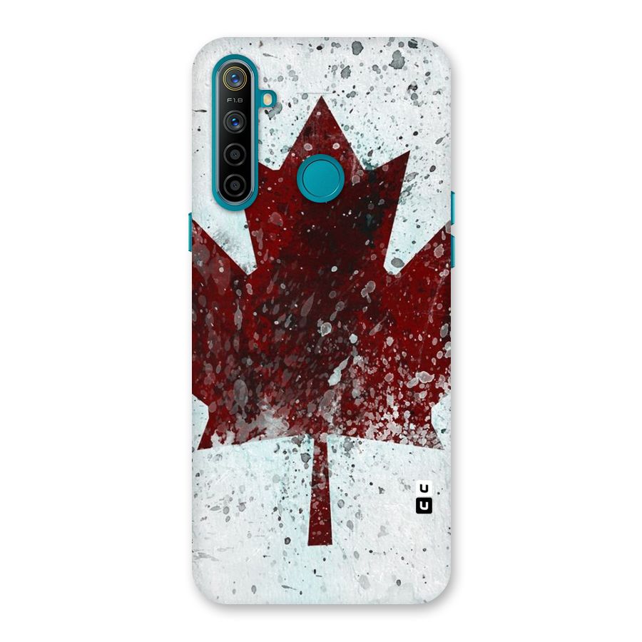 Red Maple Snow Back Case for Realme 5i