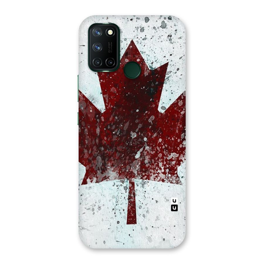Red Maple Snow Back Case for Realme 7i
