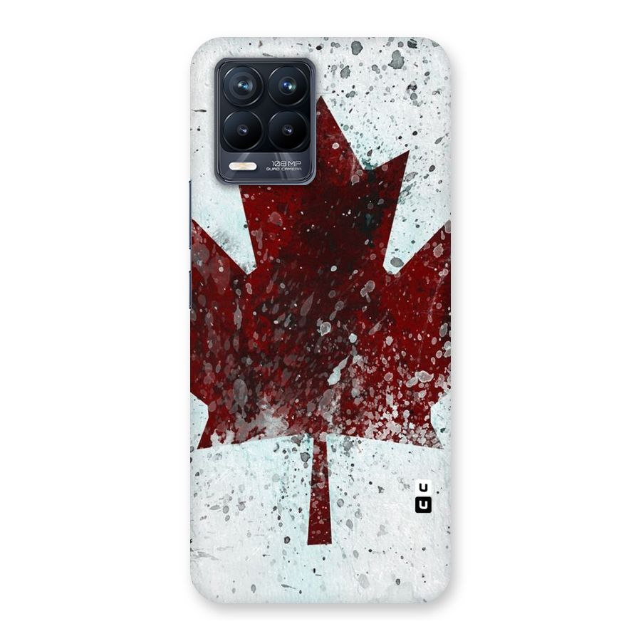 Red Maple Snow Back Case for Realme 8 Pro