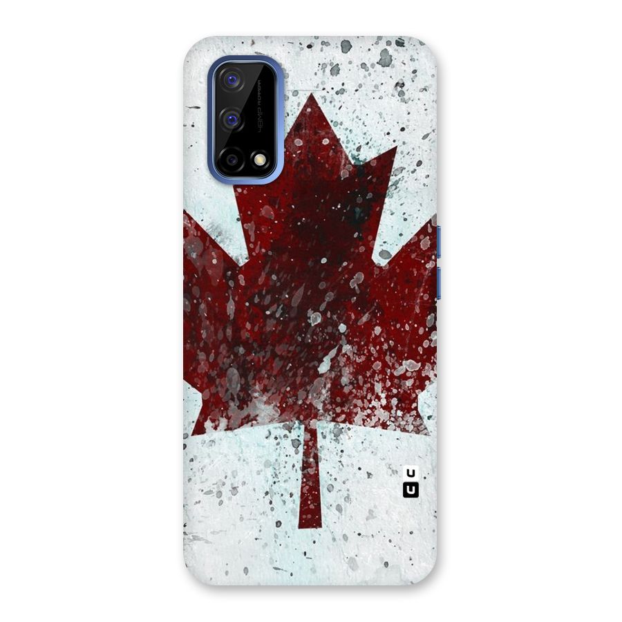 Red Maple Snow Back Case for Realme Narzo 30 Pro