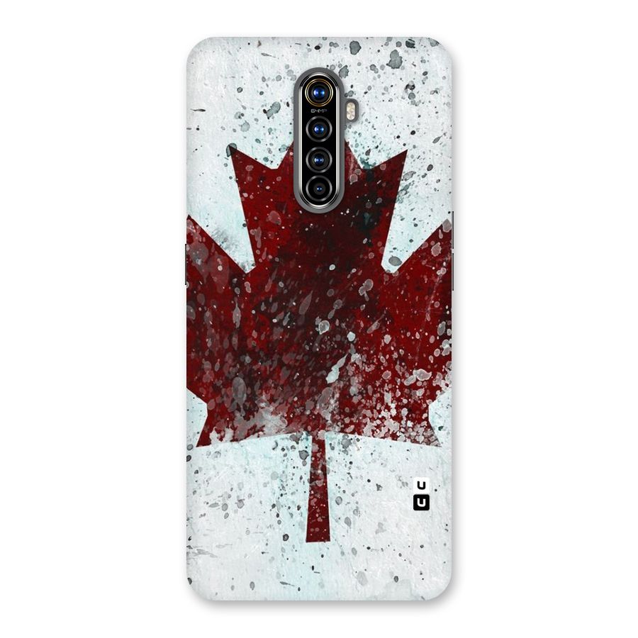 Red Maple Snow Back Case for Realme X2 Pro