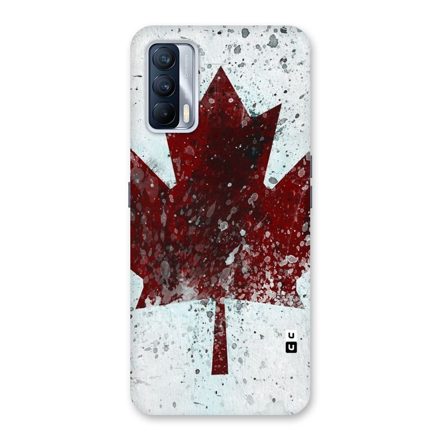 Red Maple Snow Back Case for Realme X7