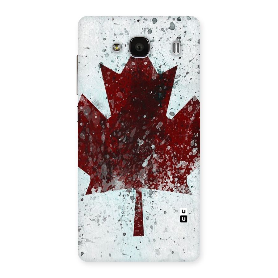 Red Maple Snow Back Case for Redmi 2s