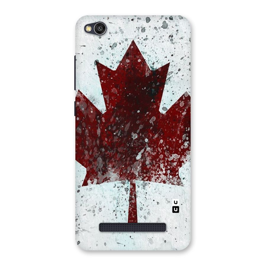 Red Maple Snow Back Case for Redmi 4A