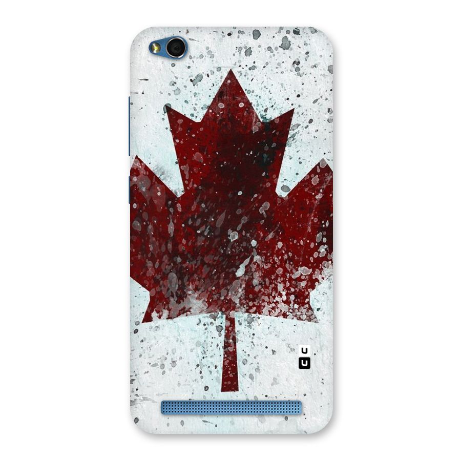 Red Maple Snow Back Case for Redmi 5A