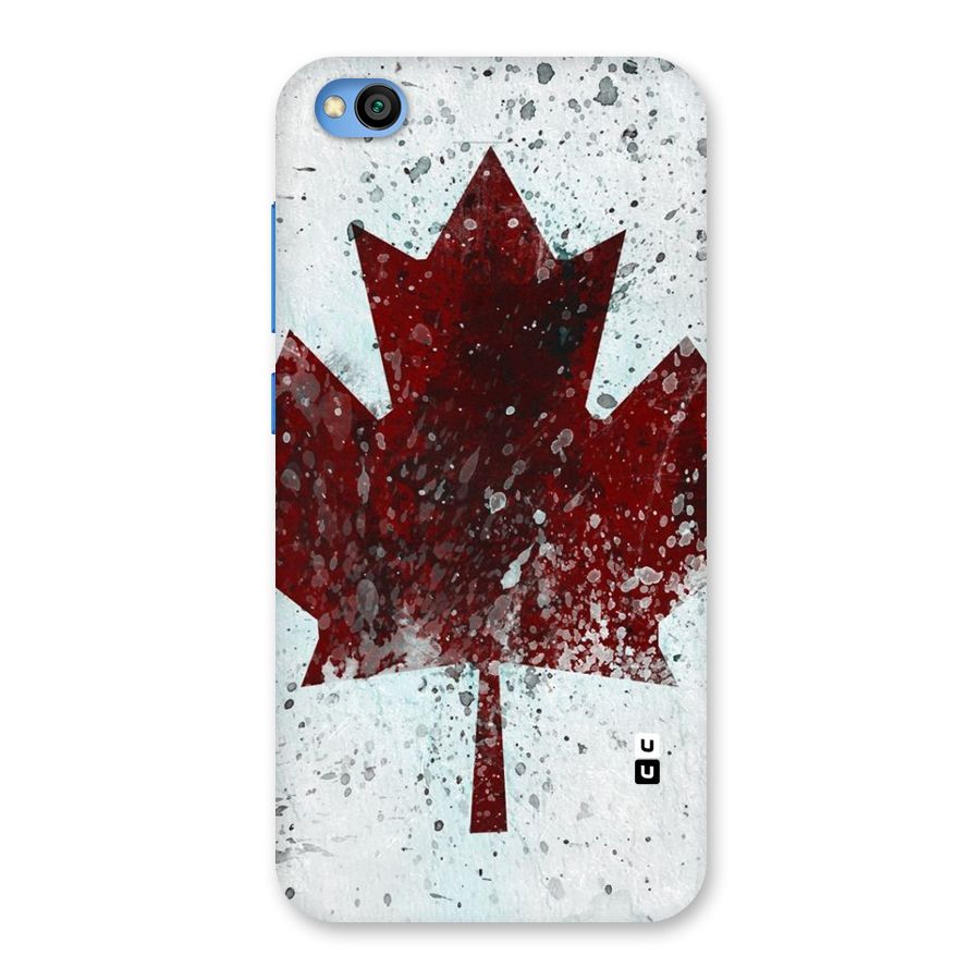 Red Maple Snow Back Case for Redmi Go