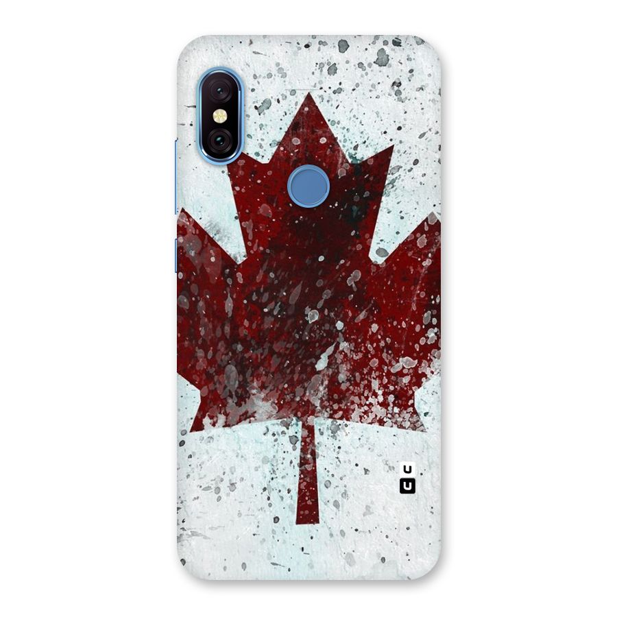 Red Maple Snow Back Case for Redmi Note 6 Pro