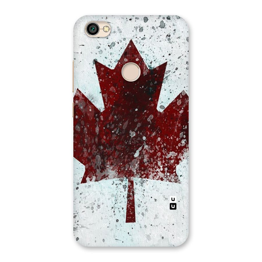 Red Maple Snow Back Case for Redmi Y1 2017