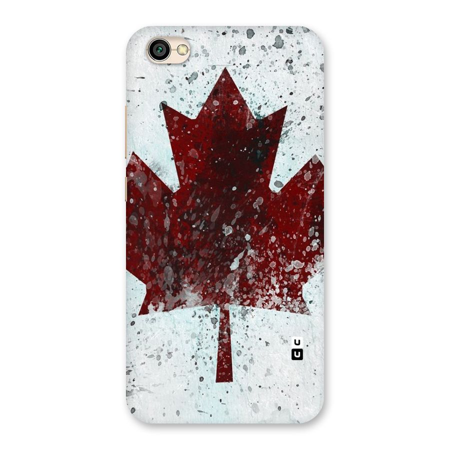 Red Maple Snow Back Case for Redmi Y1 Lite