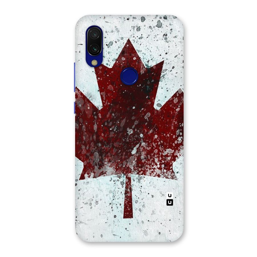 Red Maple Snow Back Case for Redmi Y3
