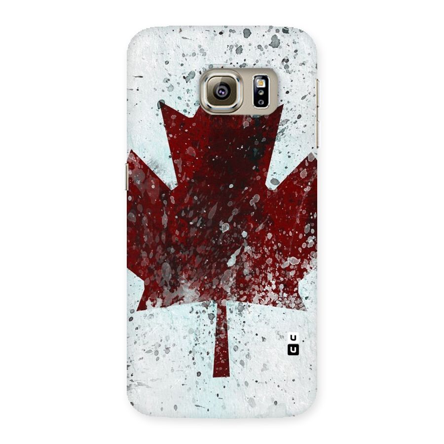 Red Maple Snow Back Case for Samsung Galaxy S6 Edge