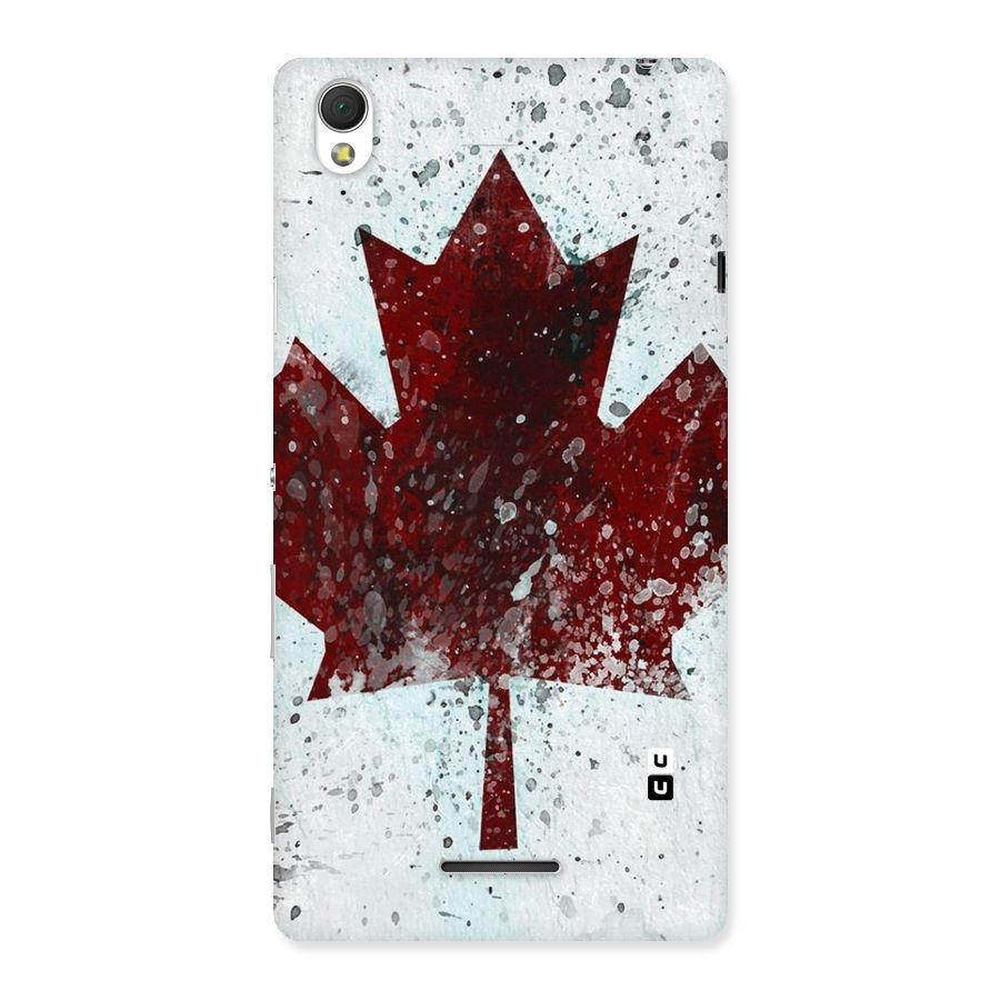 Red Maple Snow Back Case for Sony Xperia T3