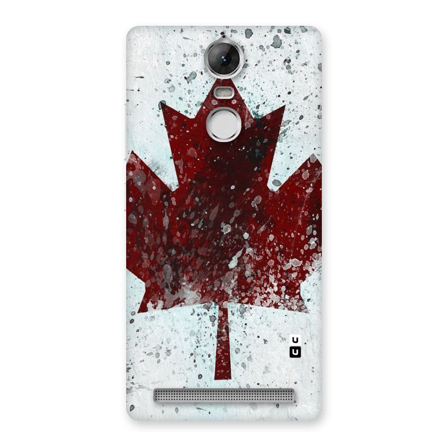 Red Maple Snow Back Case for Vibe K5 Note