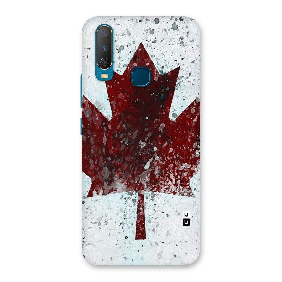 Red Maple Snow Back Case for Vivo U10