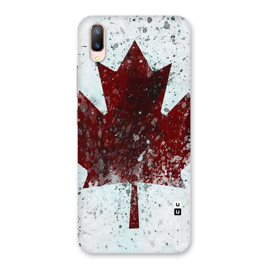 Red Maple Snow Back Case for Vivo V11 Pro