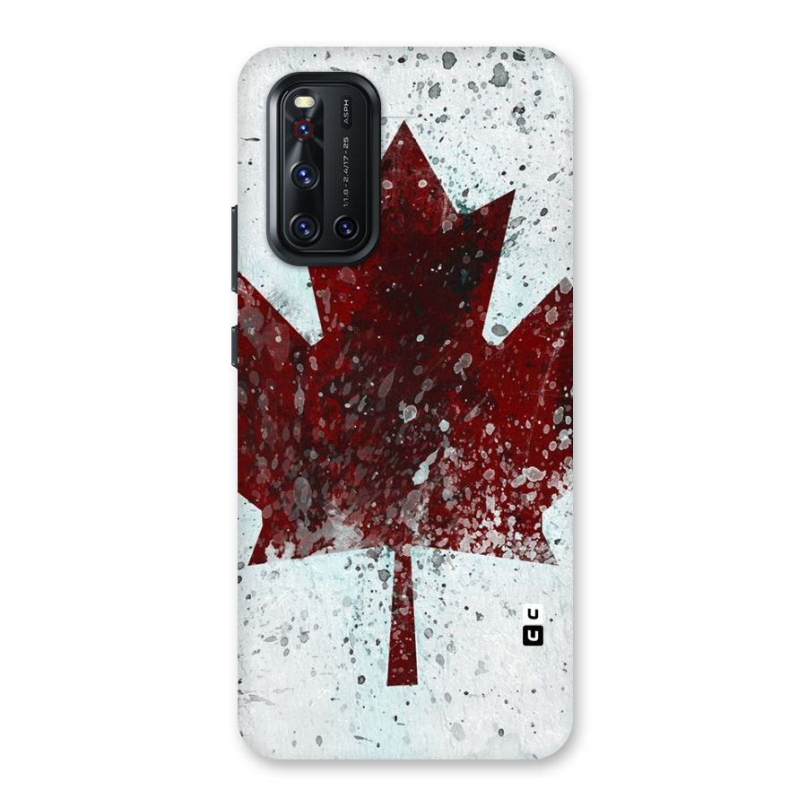 Red Maple Snow Back Case for Vivo V19
