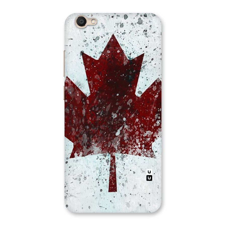 Red Maple Snow Back Case for Vivo V5