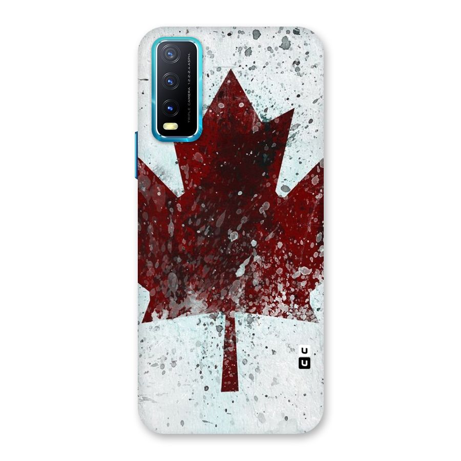 Red Maple Snow Back Case for Vivo Y20