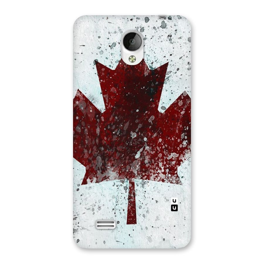 Red Maple Snow Back Case for Vivo Y21