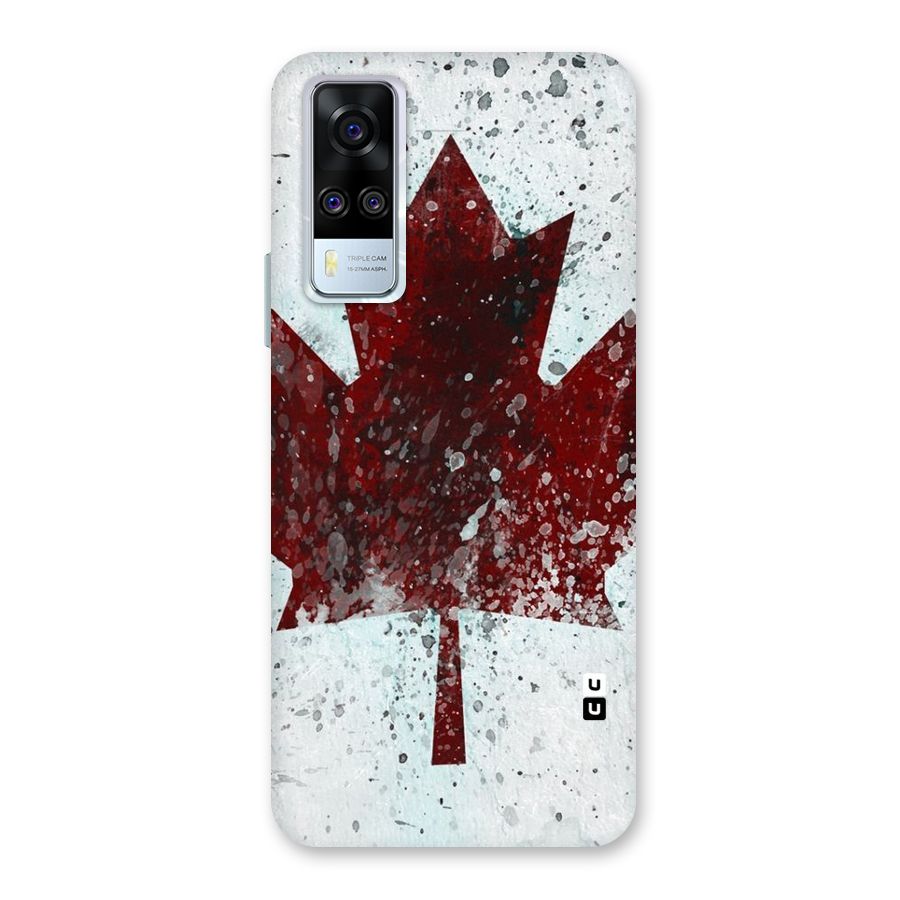 Red Maple Snow Back Case for Vivo Y31