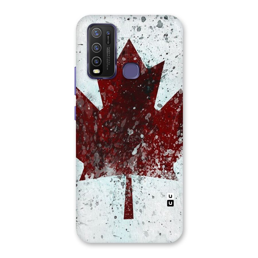 Red Maple Snow Back Case for Vivo Y50