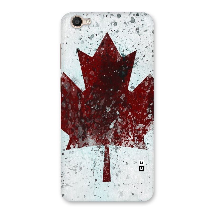 Red Maple Snow Back Case for Vivo Y55s
