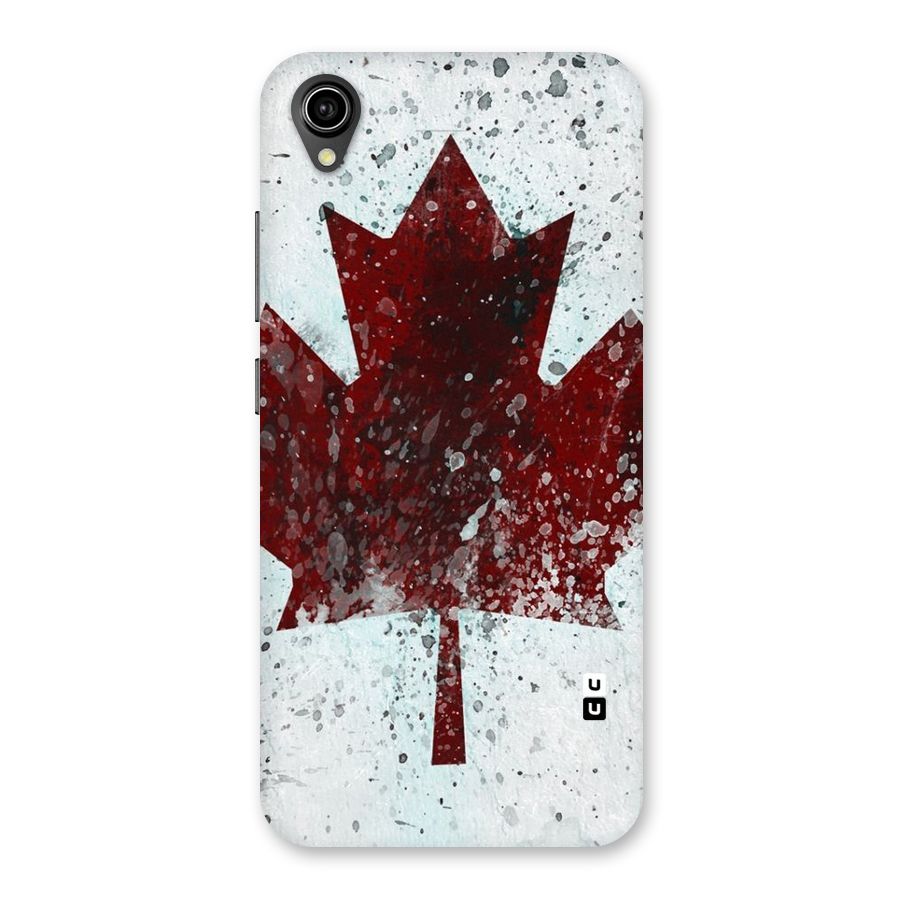 Red Maple Snow Back Case for Vivo Y90