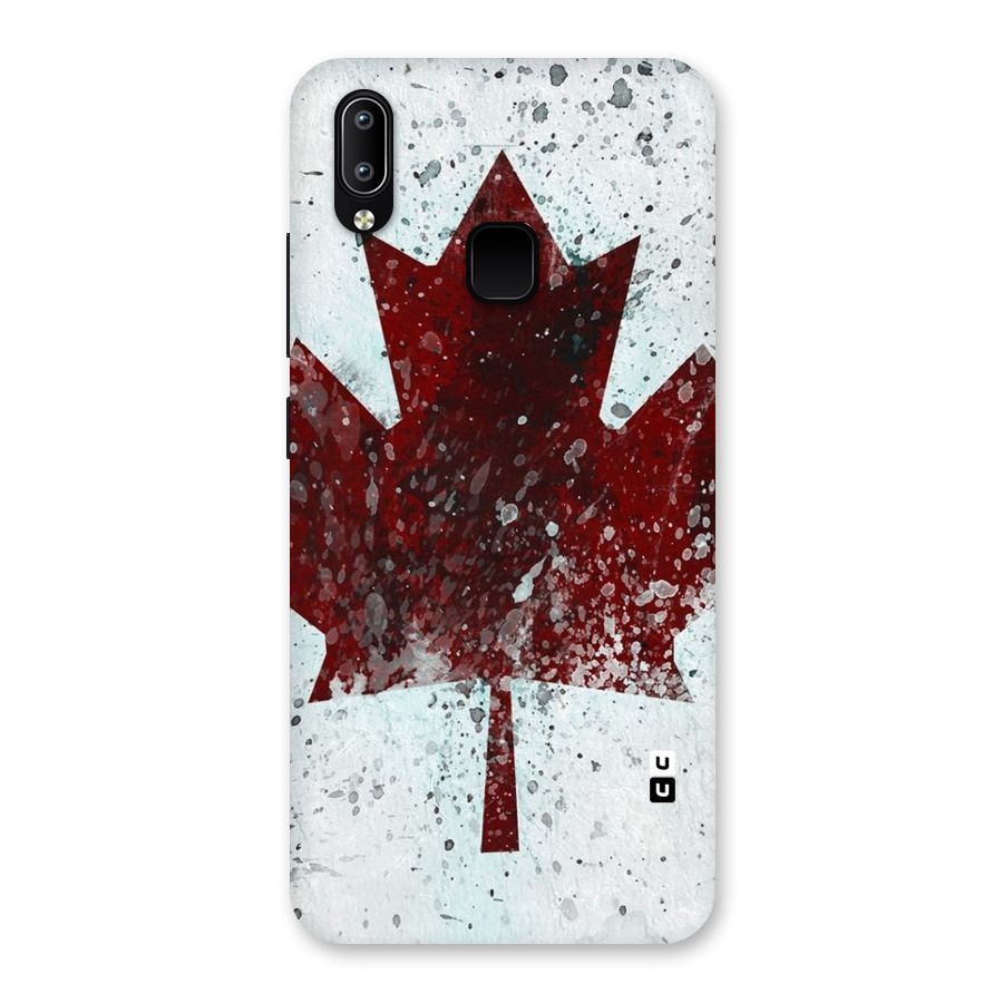 Red Maple Snow Back Case for Vivo Y93
