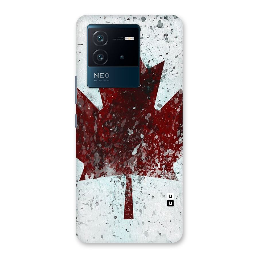 Red Maple Snow Back Case for Vivo iQOO Neo 6 5G