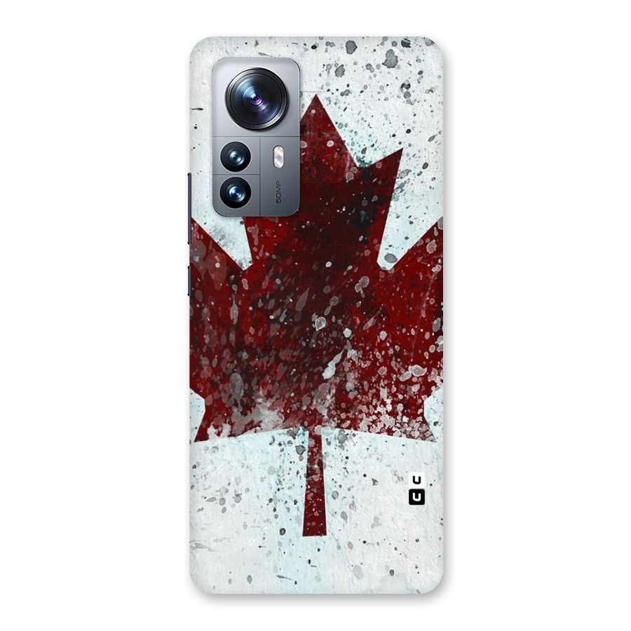 Red Maple Snow Back Case for Xiaomi 12 Pro