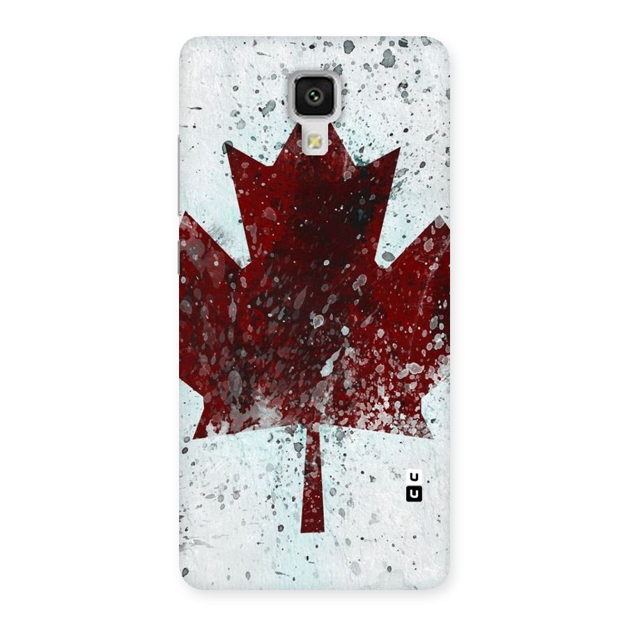 Red Maple Snow Back Case for Xiaomi Mi 4