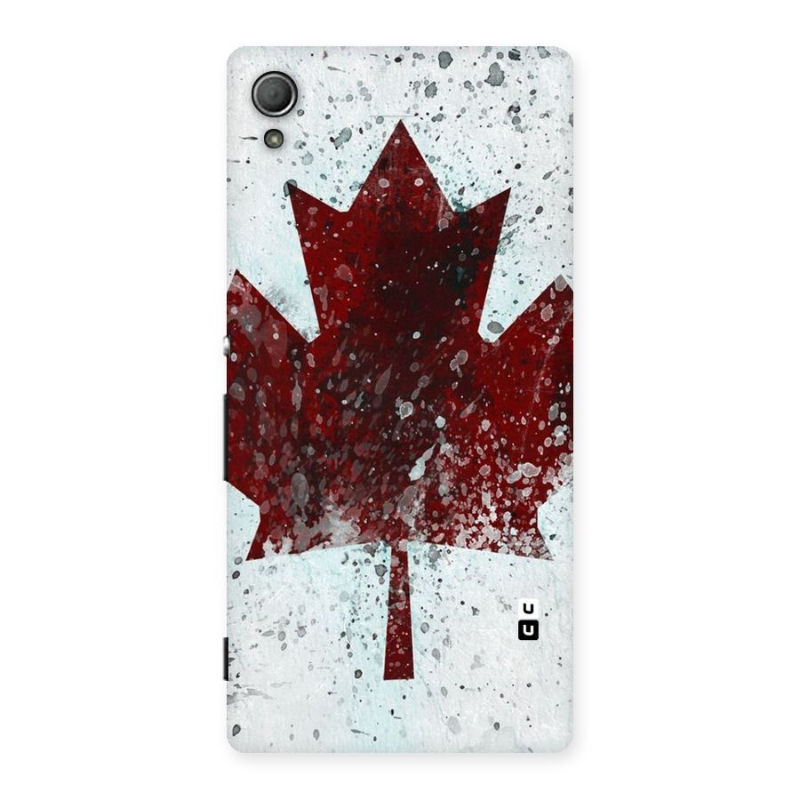 Red Maple Snow Back Case for Xperia Z4