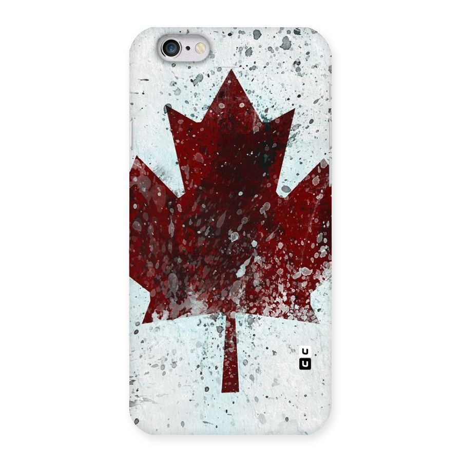 Red Maple Snow Back Case for iPhone 6 6S
