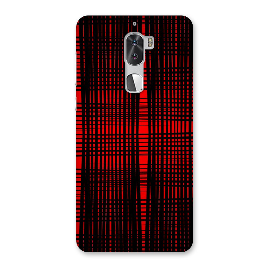Red Net Design Back Case for Coolpad Cool 1