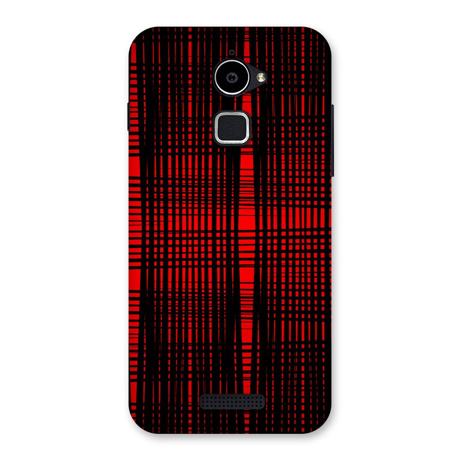 Red Net Design Back Case for Coolpad Note 3 Lite