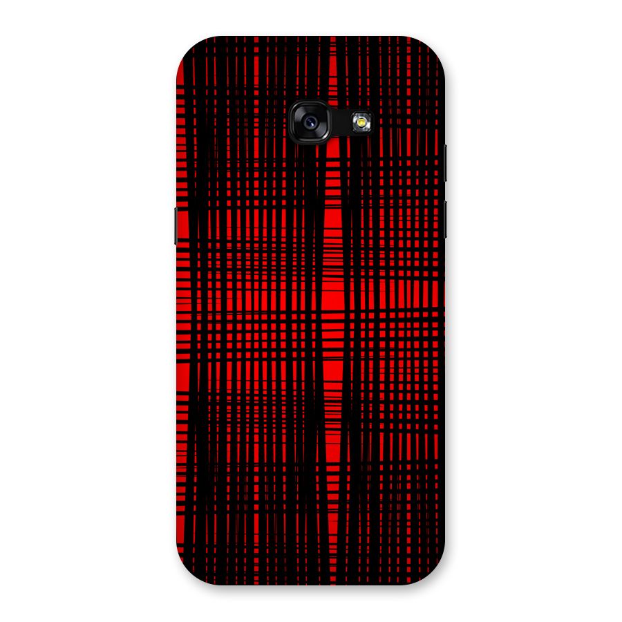 Red Net Design Back Case for Galaxy A5 2017