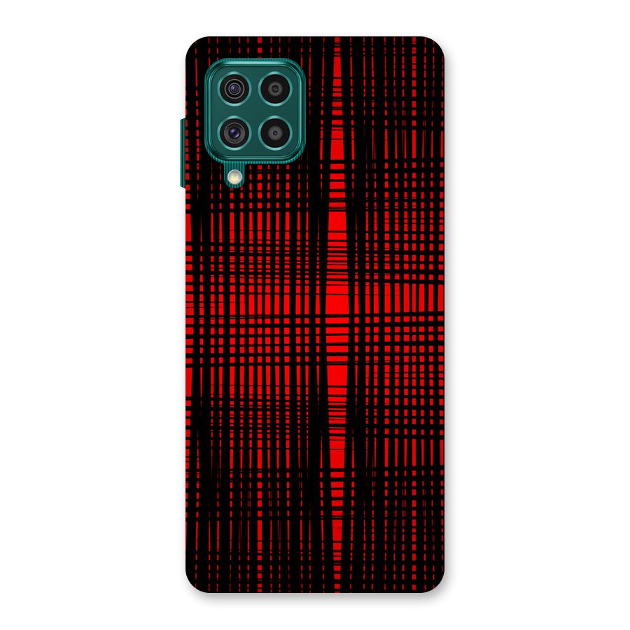 Red Net Design Back Case for Galaxy F62