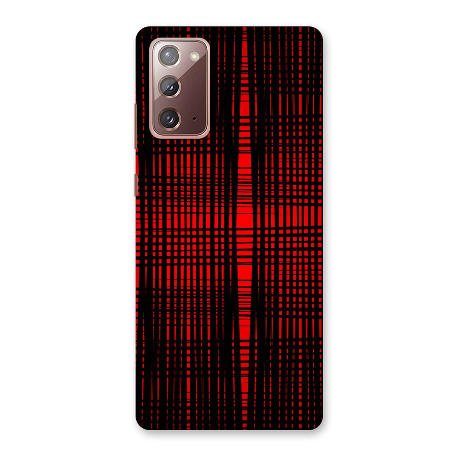 Red Net Design Back Case for Galaxy Note 20