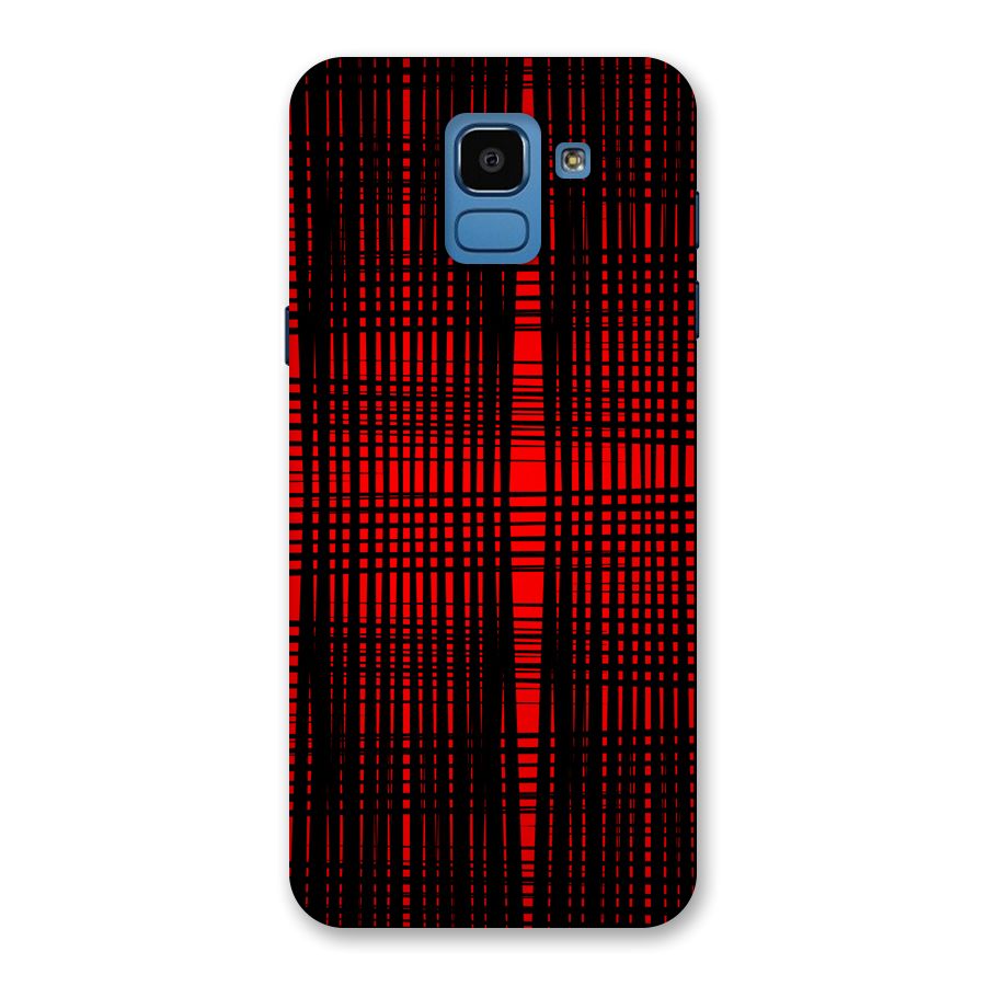 Red Net Design Back Case for Galaxy On6