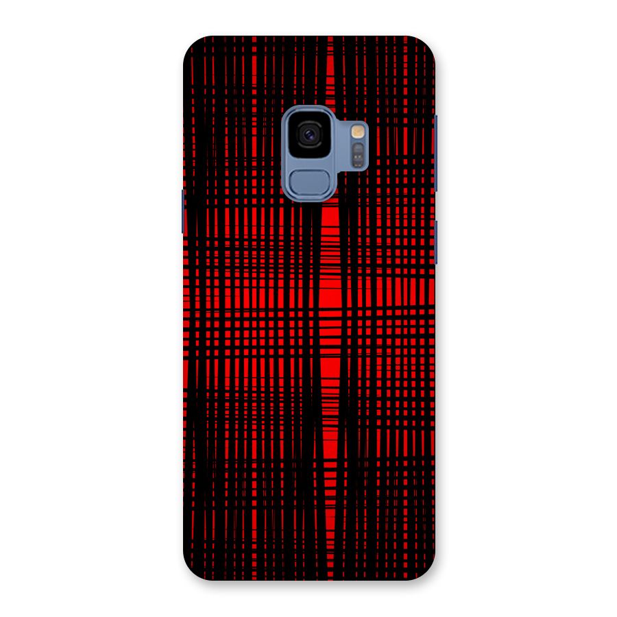 Red Net Design Back Case for Galaxy S9