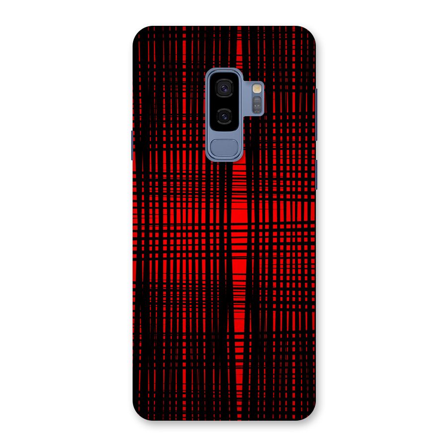 Red Net Design Back Case for Galaxy S9 Plus