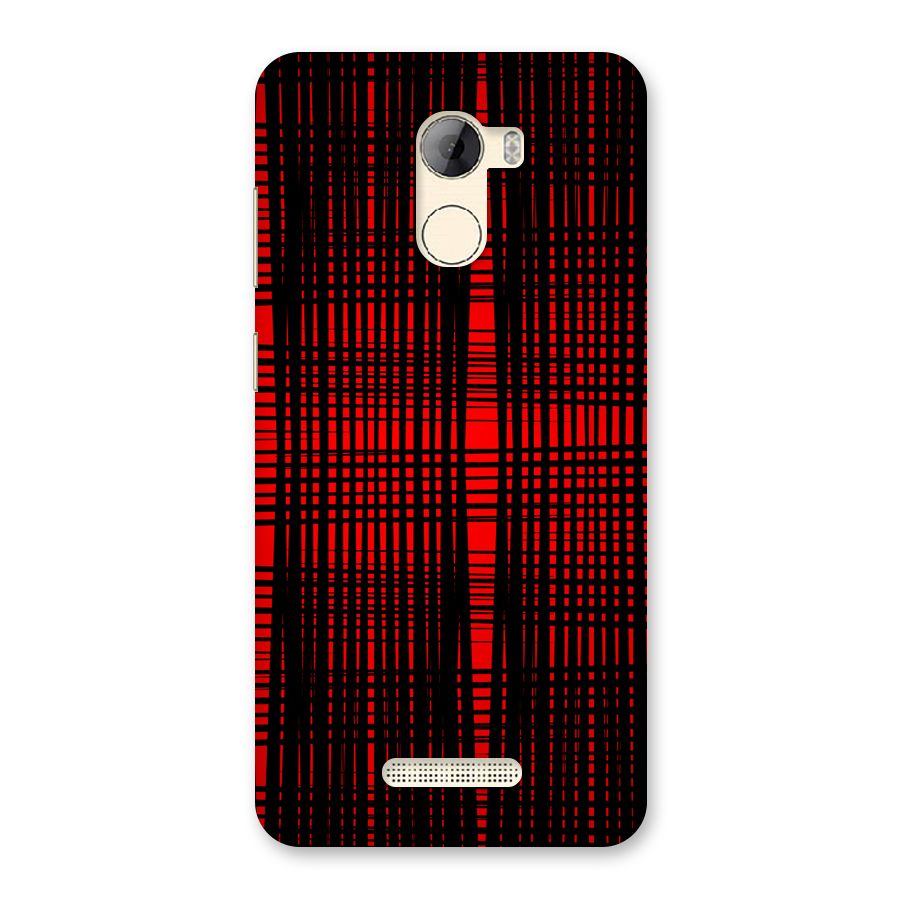 Red Net Design Back Case for Gionee A1 LIte