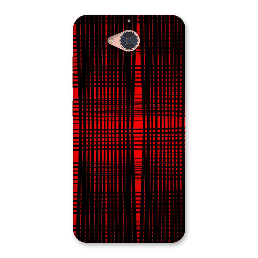 Red Net Design Back Case for Gionee S6 Pro