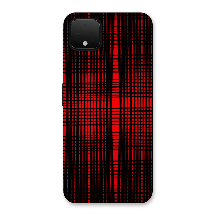 Red Net Design Back Case for Google Pixel 4 XL