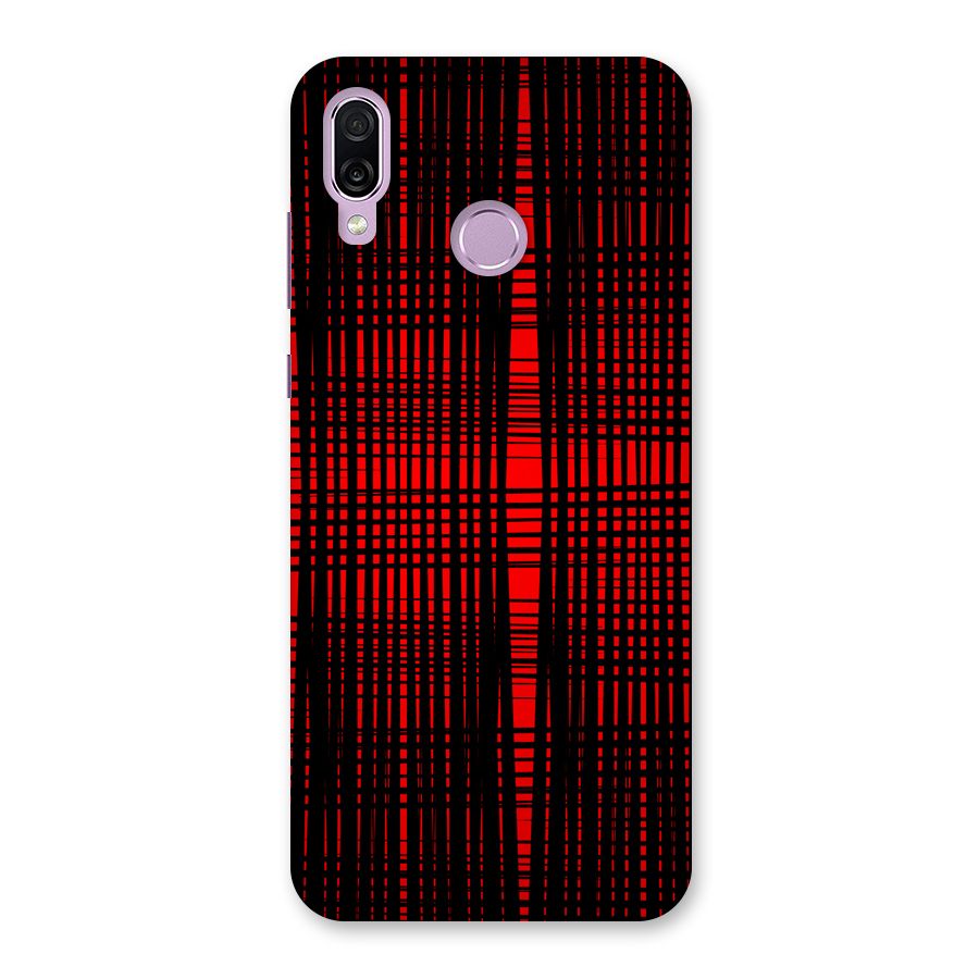Red Net Design Back Case for Honor Play
