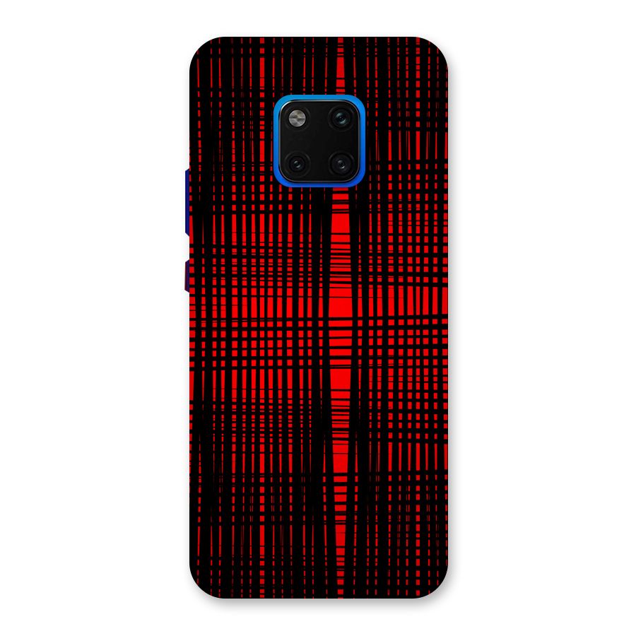 Red Net Design Back Case for Huawei Mate 20 Pro